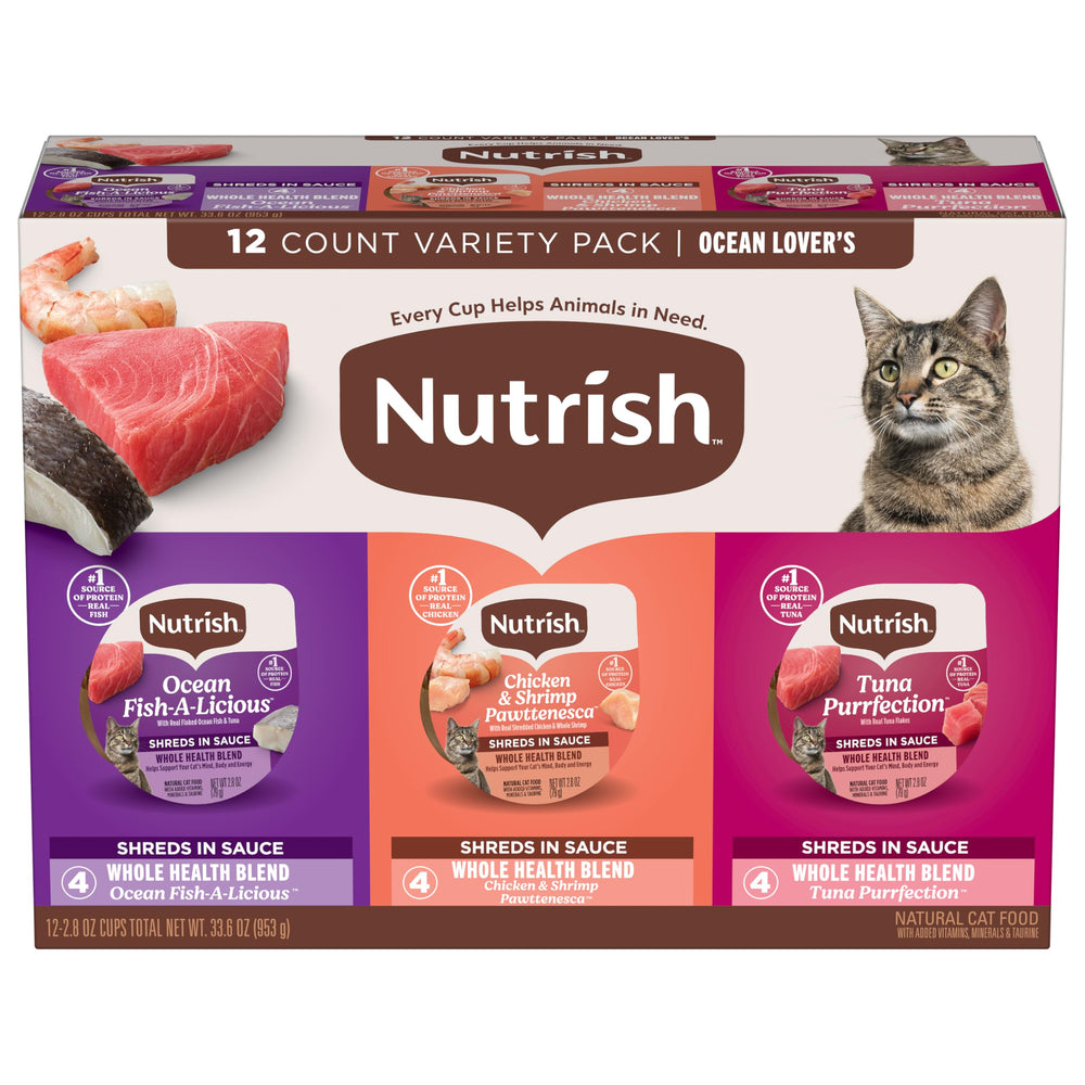 Nutrish pack avant emballage montrant le lot pratique