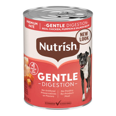 Nutrish portion servie dans une assiette prête à être consommée par chien