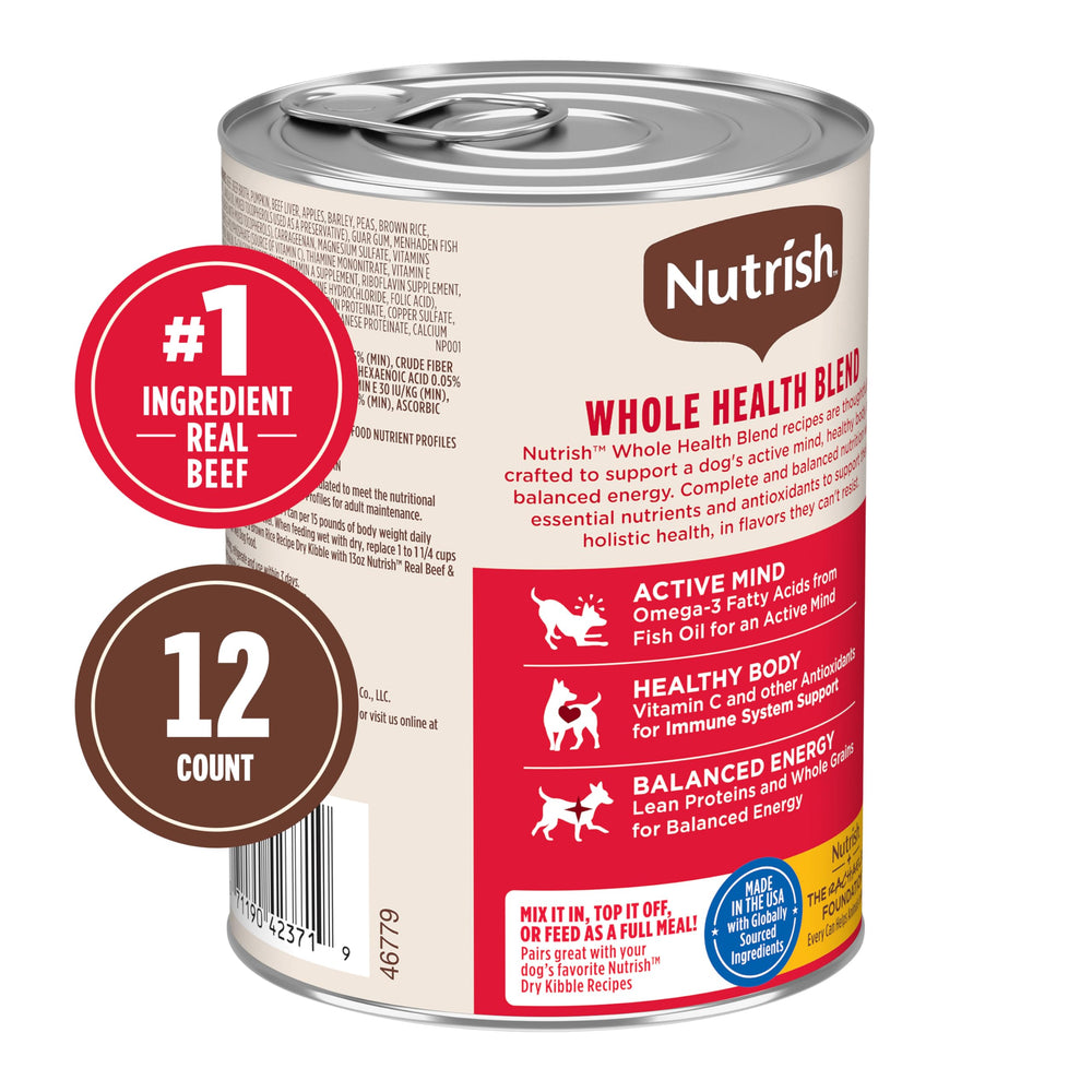 Nutrish gros plan sur la texture de la pâtée mettant en valeur la qualité appétente