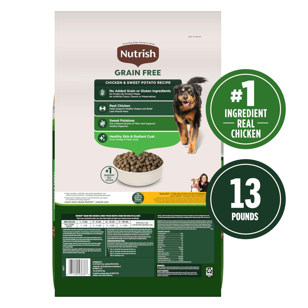 nutrish poulet ingrédient principal illustré pour source de protéines