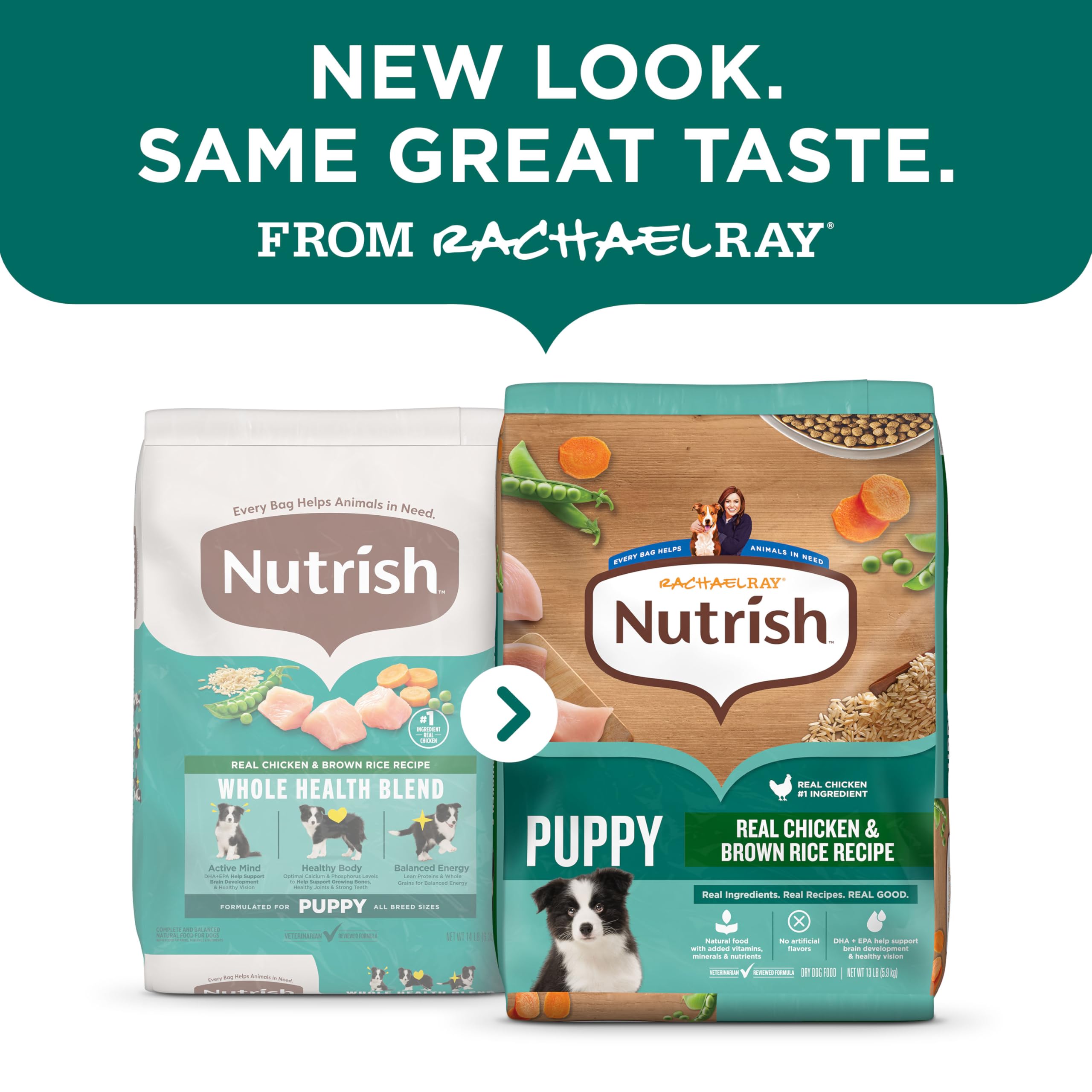 Nutrish gros plan croquettes montrant texture appétente et qualité