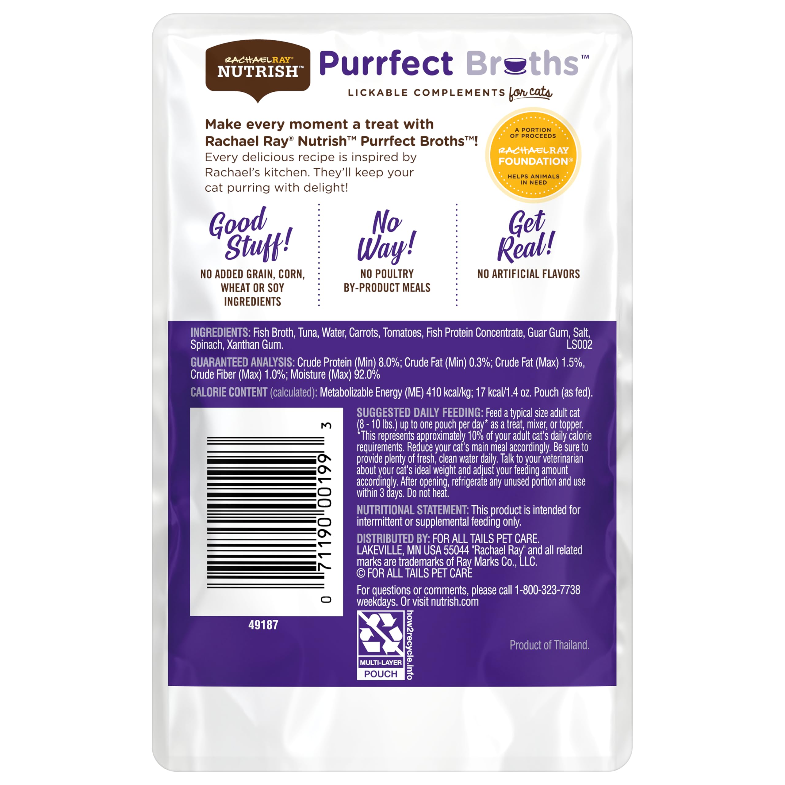 Nutrish pack de 24 pouches alignés, solution pratique et économique