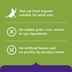 Nutrish gros plan du bouillon et du poulet offrant saveur naturelle
