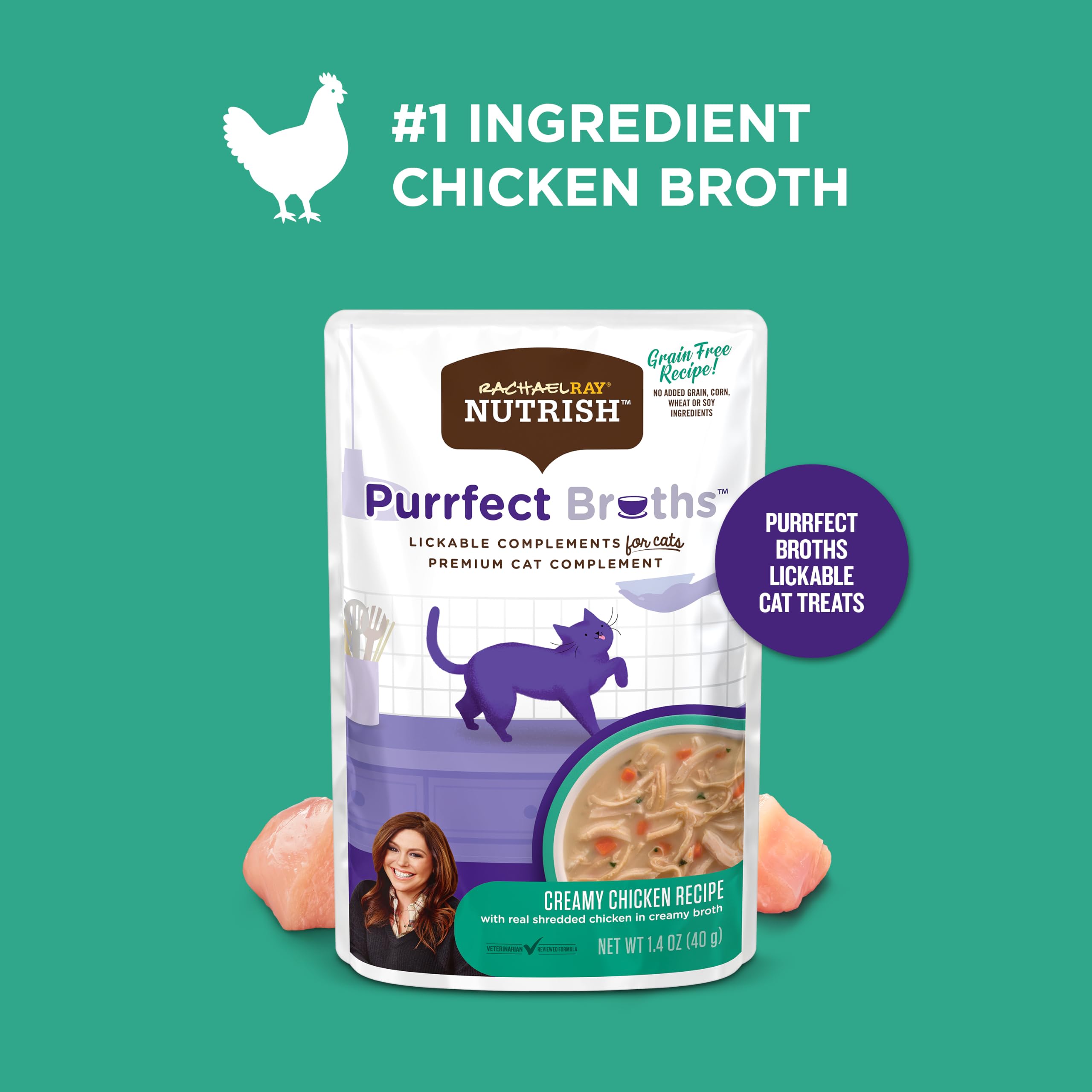 Nutrish versement sur croquettes ajoutant humidité et saveur