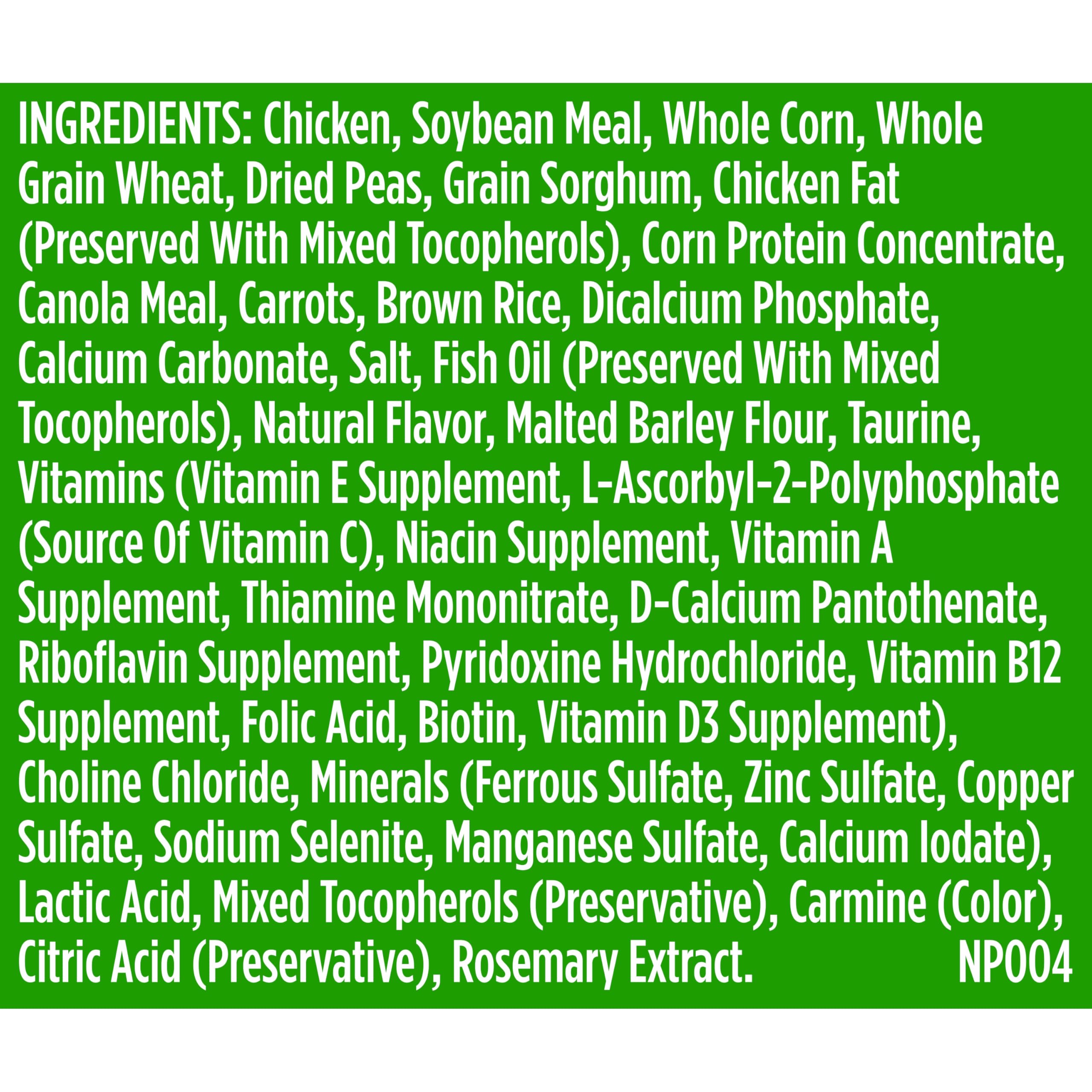 Nutrish sac sur étagère de magasin montrant disponibilité produit