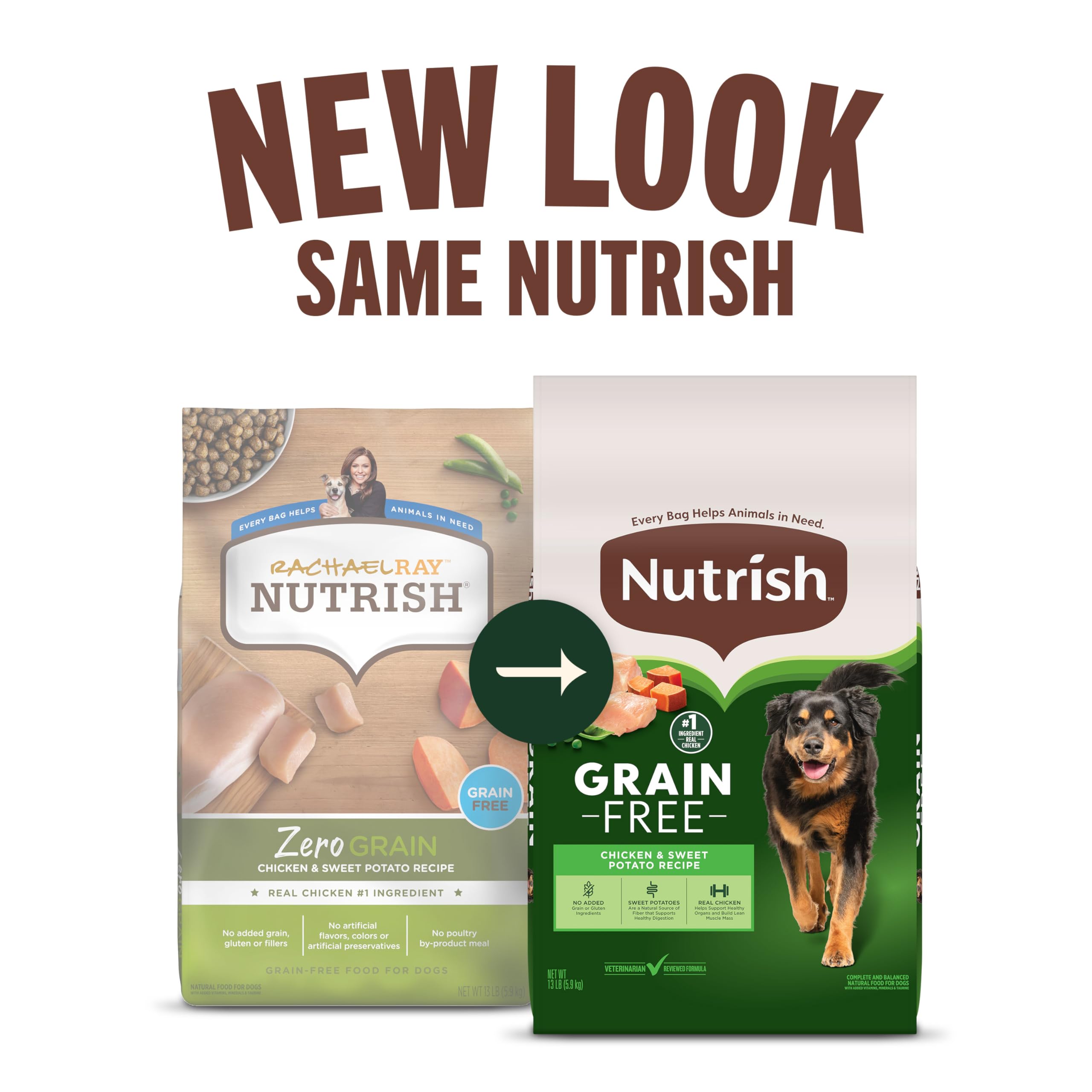 nutrish gros plan sur la texture des croquettes pour une appétence visible