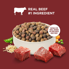 Nutrish détail kibble visible pour apprécier forme et croquant