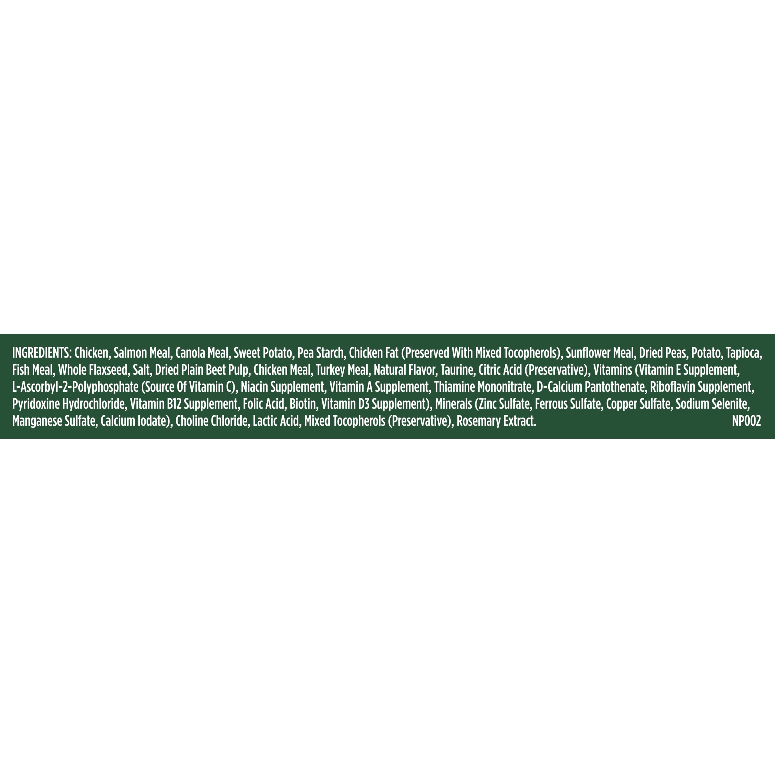 Nutrish zoom sur texture de croquette, croquante et uniforme pour mastication