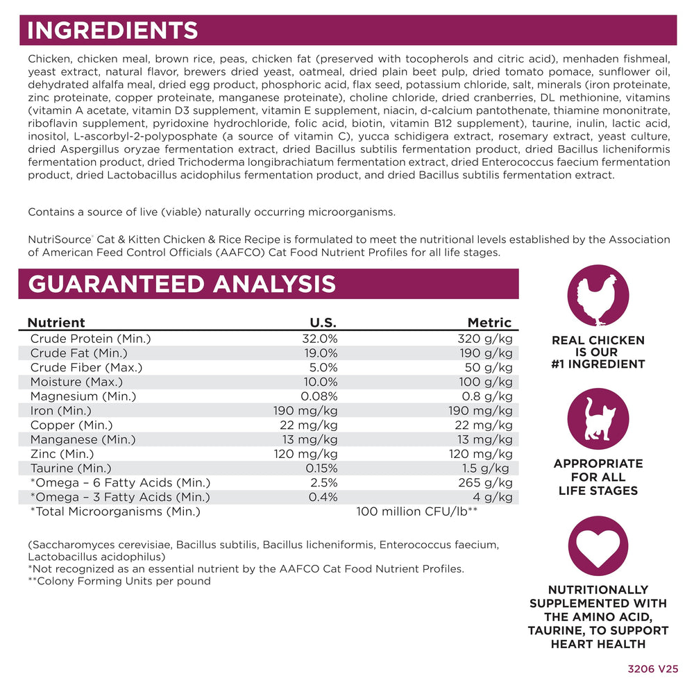 NutriSource scène de cuisine maison soulignant fabrication USA et qualité familiale