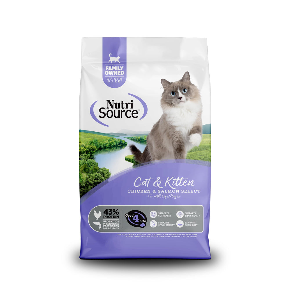 NutriSource sachet avant offrant une alimentation complète et savoureuse