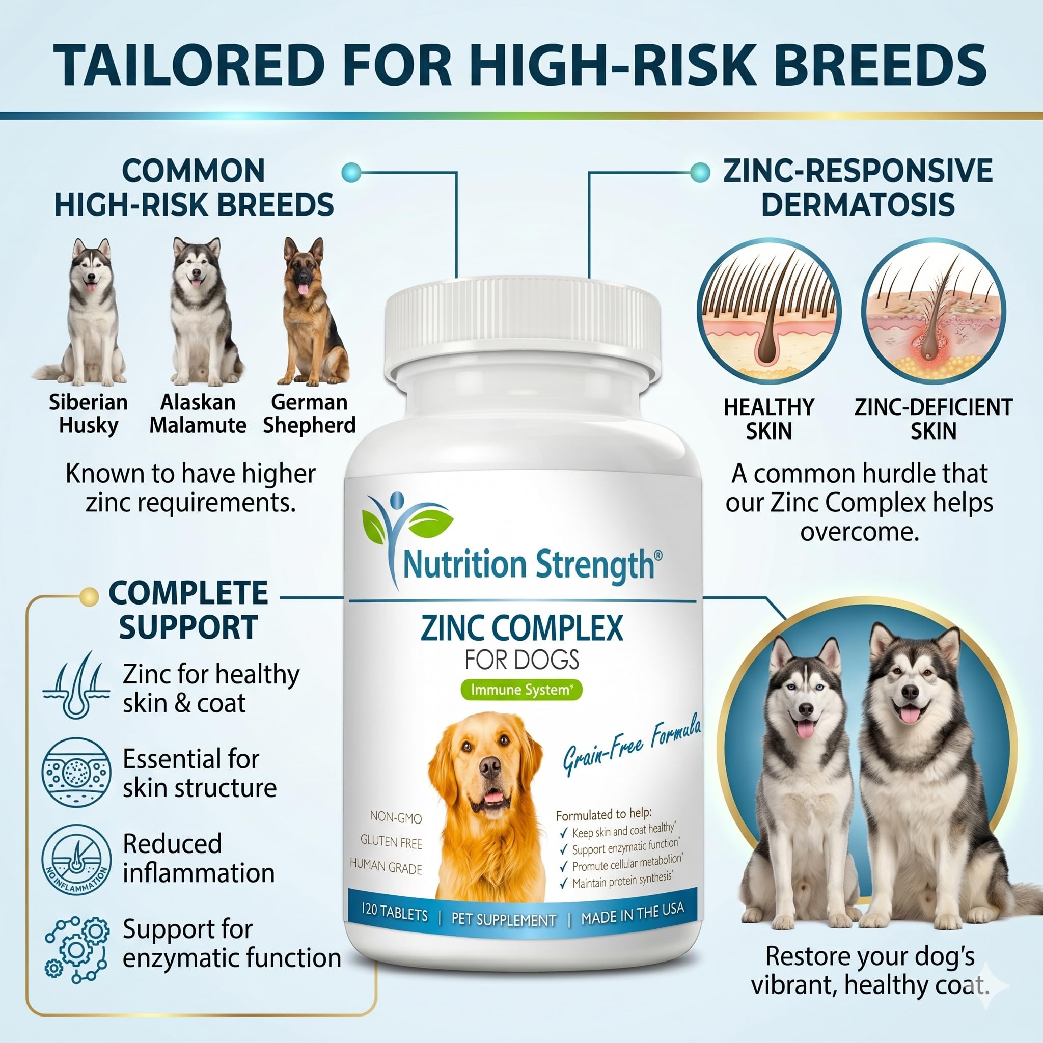 Nutrition Strength étiquette ingrédients montrant composition complète