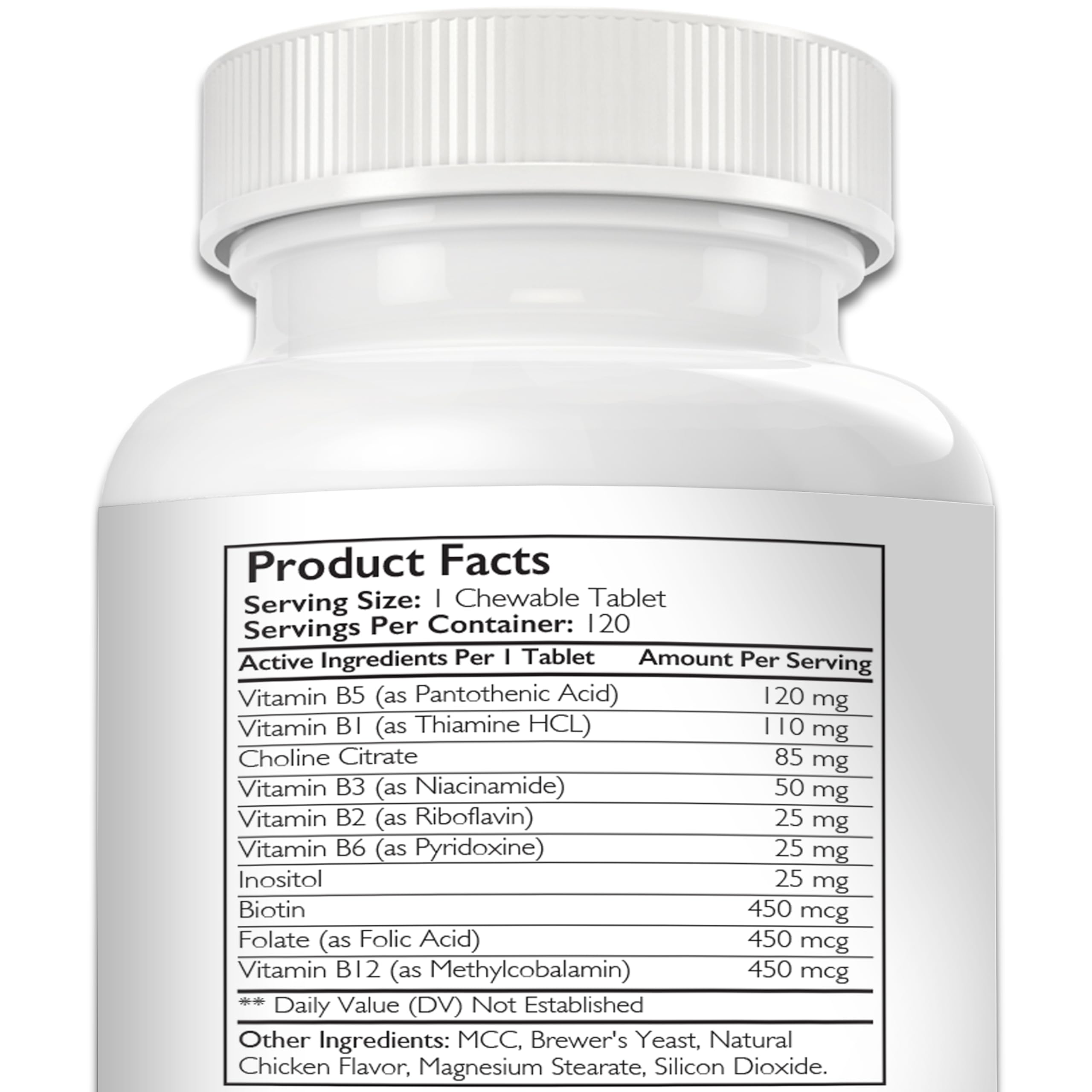 Nutrition Strength instructions de dosage en gros plan facilitant l'usage