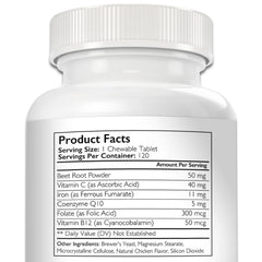 Comprimés mâchés Nutrition Strength illustrant une administration simple et appétente