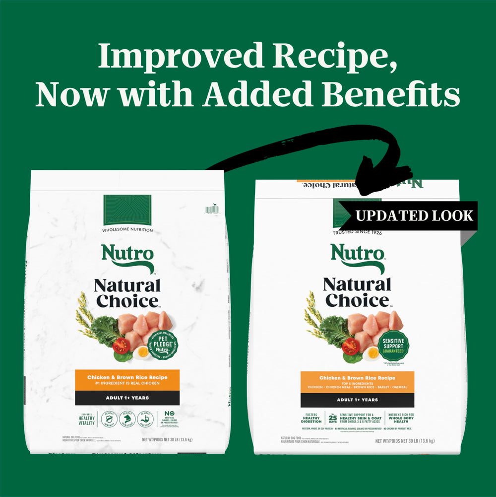 Nutro croquettes gros plan texture pour digestion facilitée et qualité visible