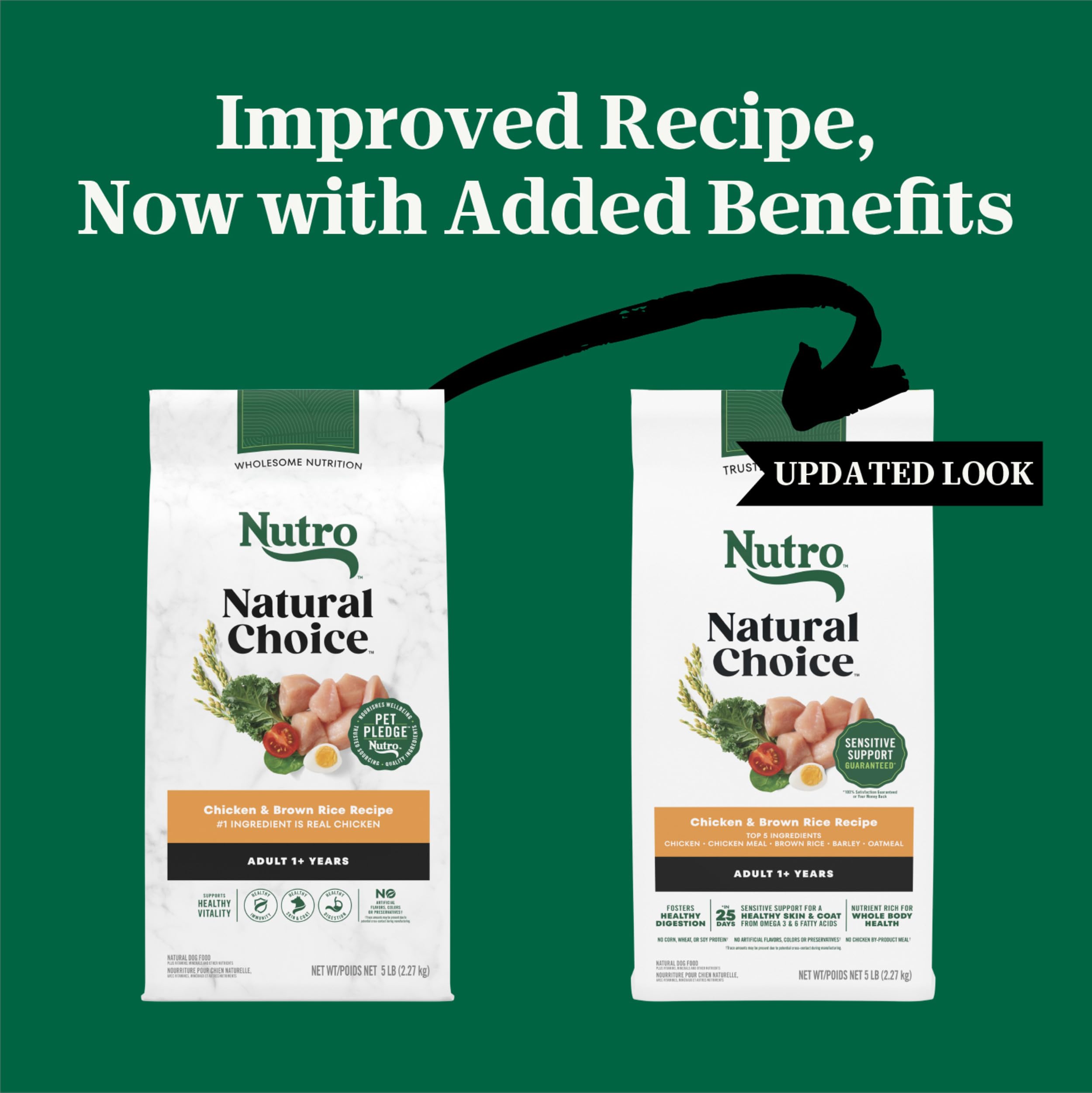 Nutro gros plan sur la texture des croquettes pour une digestion facilitée