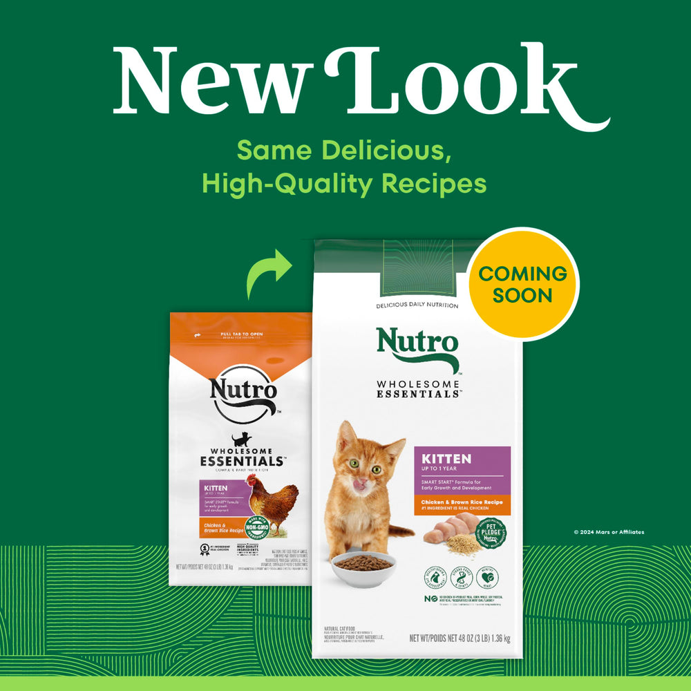 Nutro gros plan sur granule montrant texture et appétence