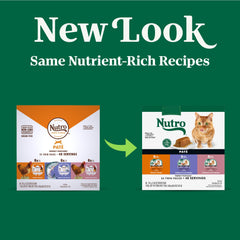 Nutro gros plan pâté montrant texture onctueuse bénéfique appétence