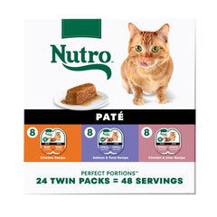 Nutro emballage Perfect Portions face montrant assortiment pratique