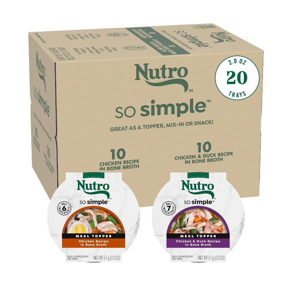Nutro boîte avant de l'emballage montrant la marque et l'appétence