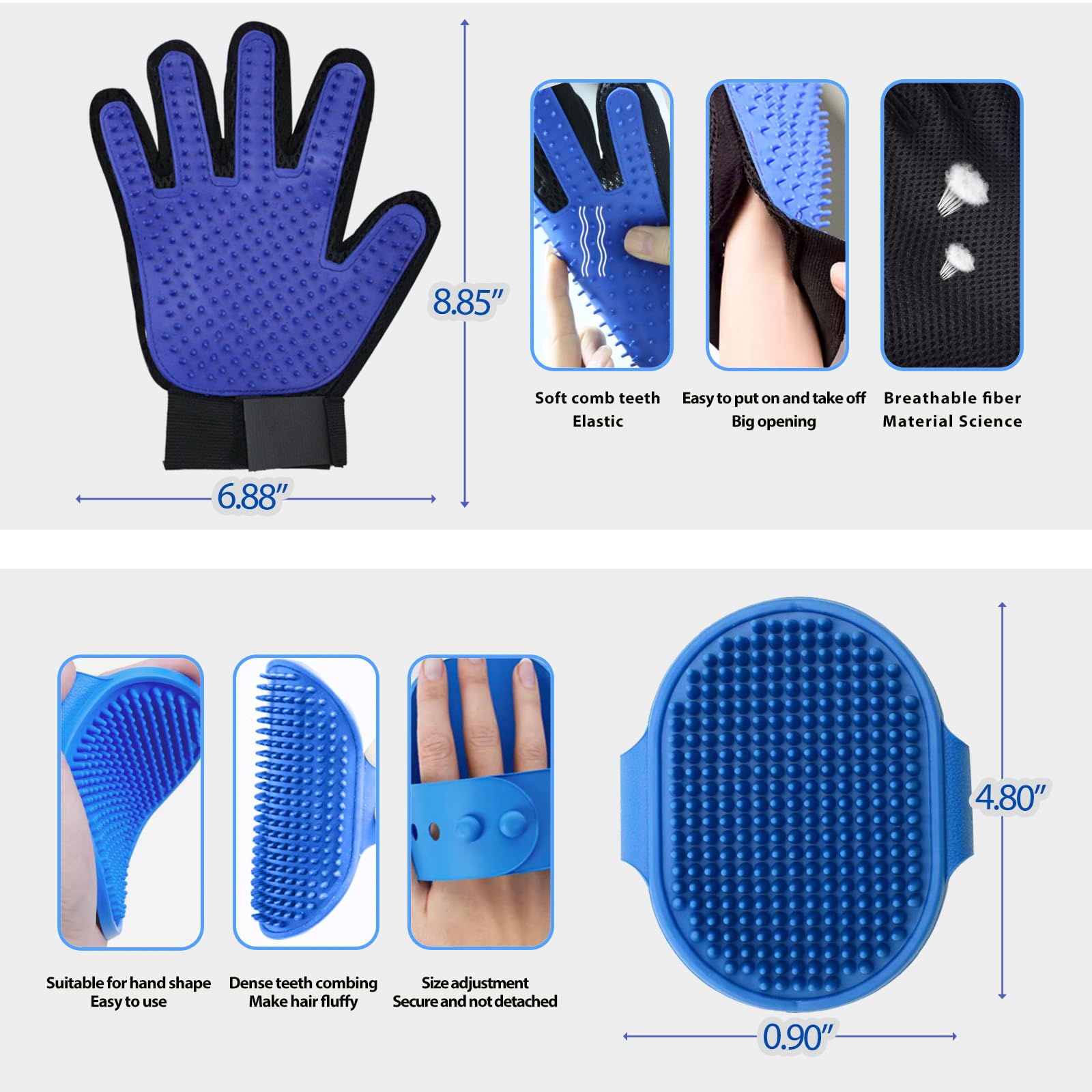 NVNAN brosse curry gros plan texture silicone pour massage efficace