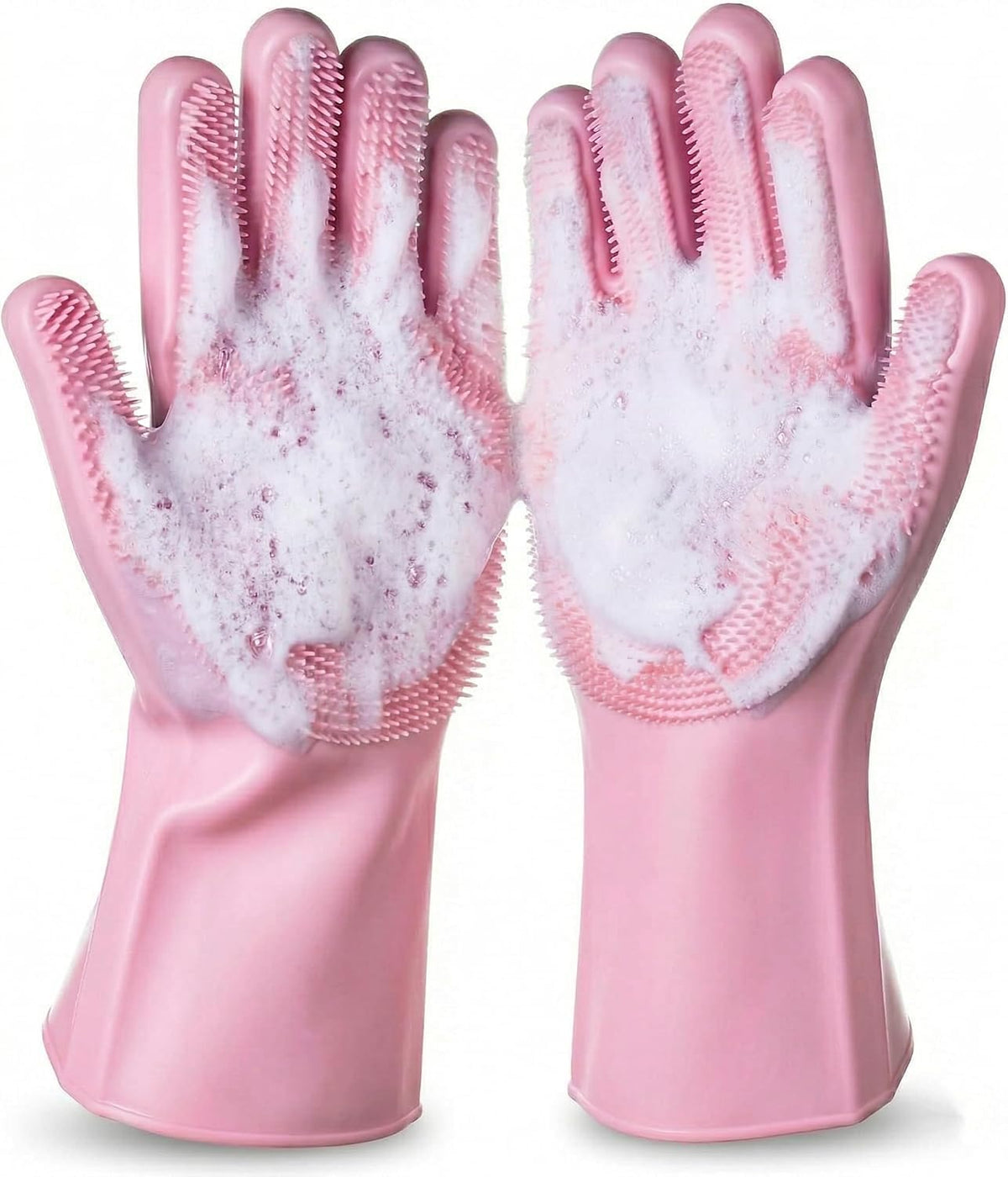 NVNAN gant face avant montrant design rose et protection manches