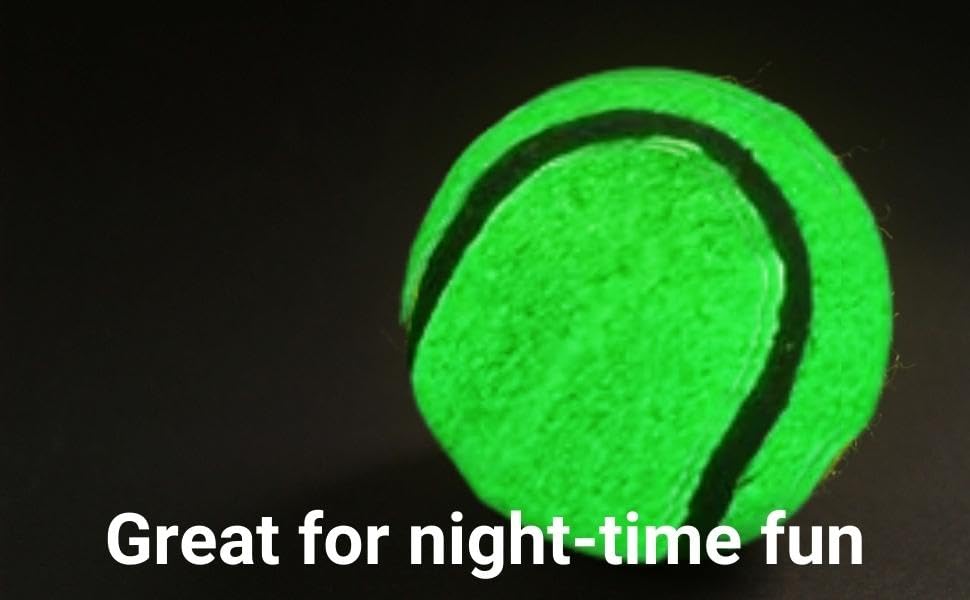 NW Athletics balle lumineuse dans l'obscurité pour repérage nocturne facile