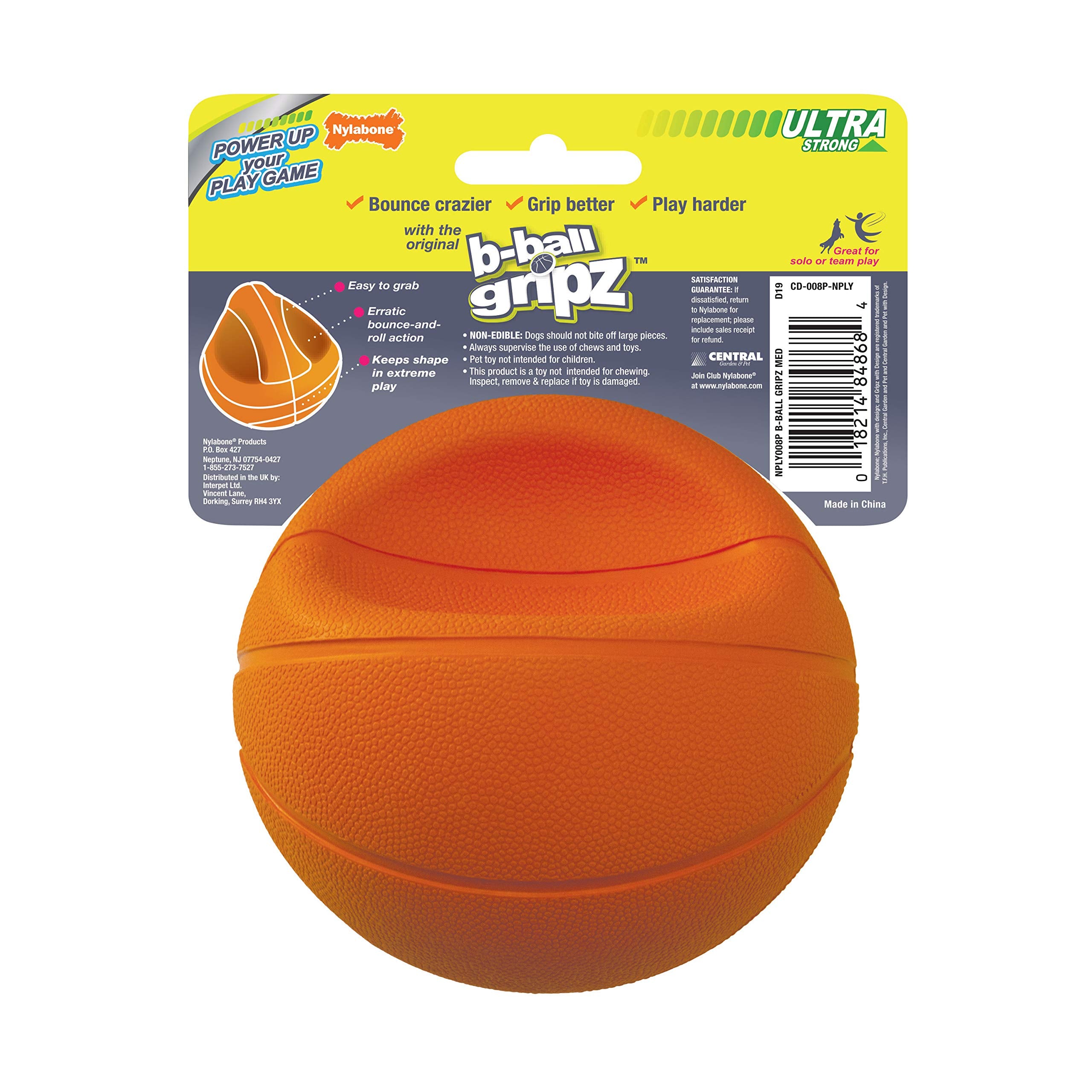 Nylabone tir à la main illustrant usages pour tirer et jouer à deux en toute sécurité