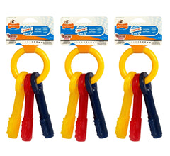 Nylabone clés de dentition bacon vue avant montrant la texture bénéfique pour gencives