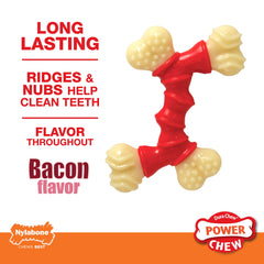 Nylabone gros plan des textures, nylon robuste pour mastication durable