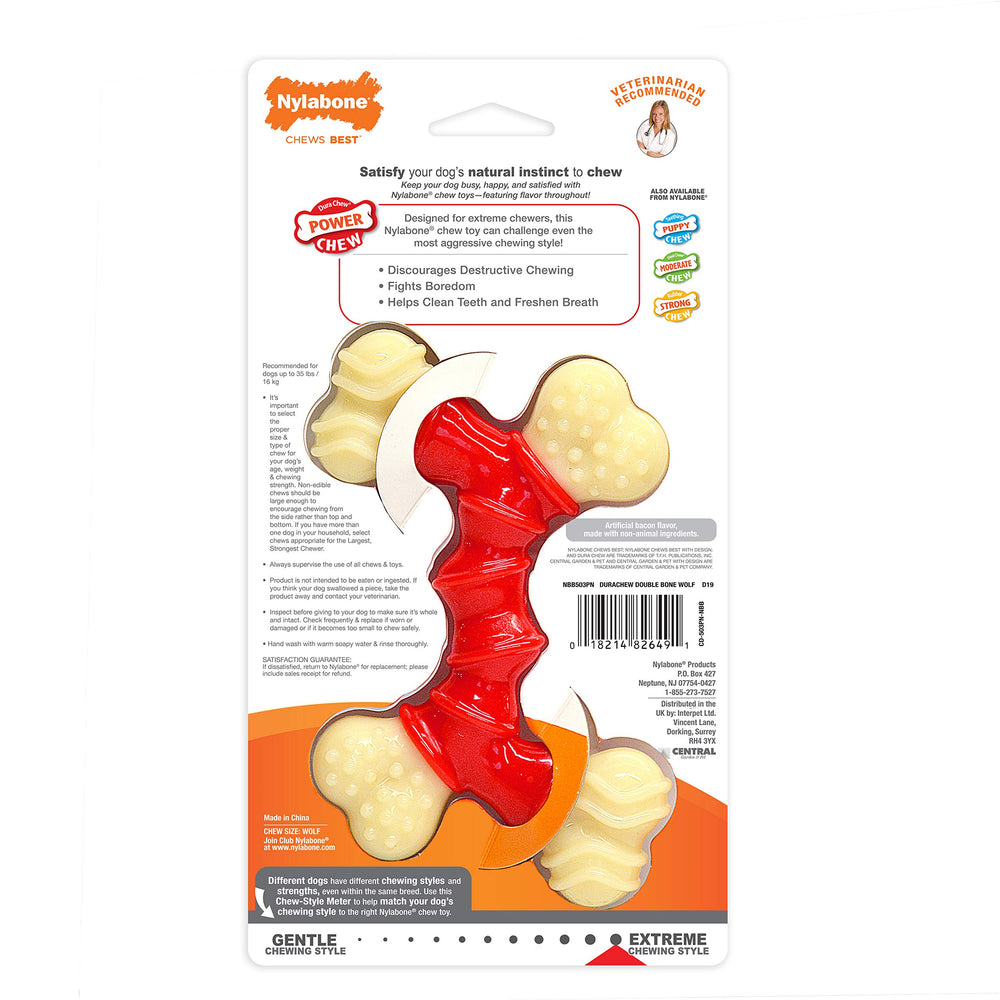 Nylabone packaging recto, emballage protecteur prêt à la vente