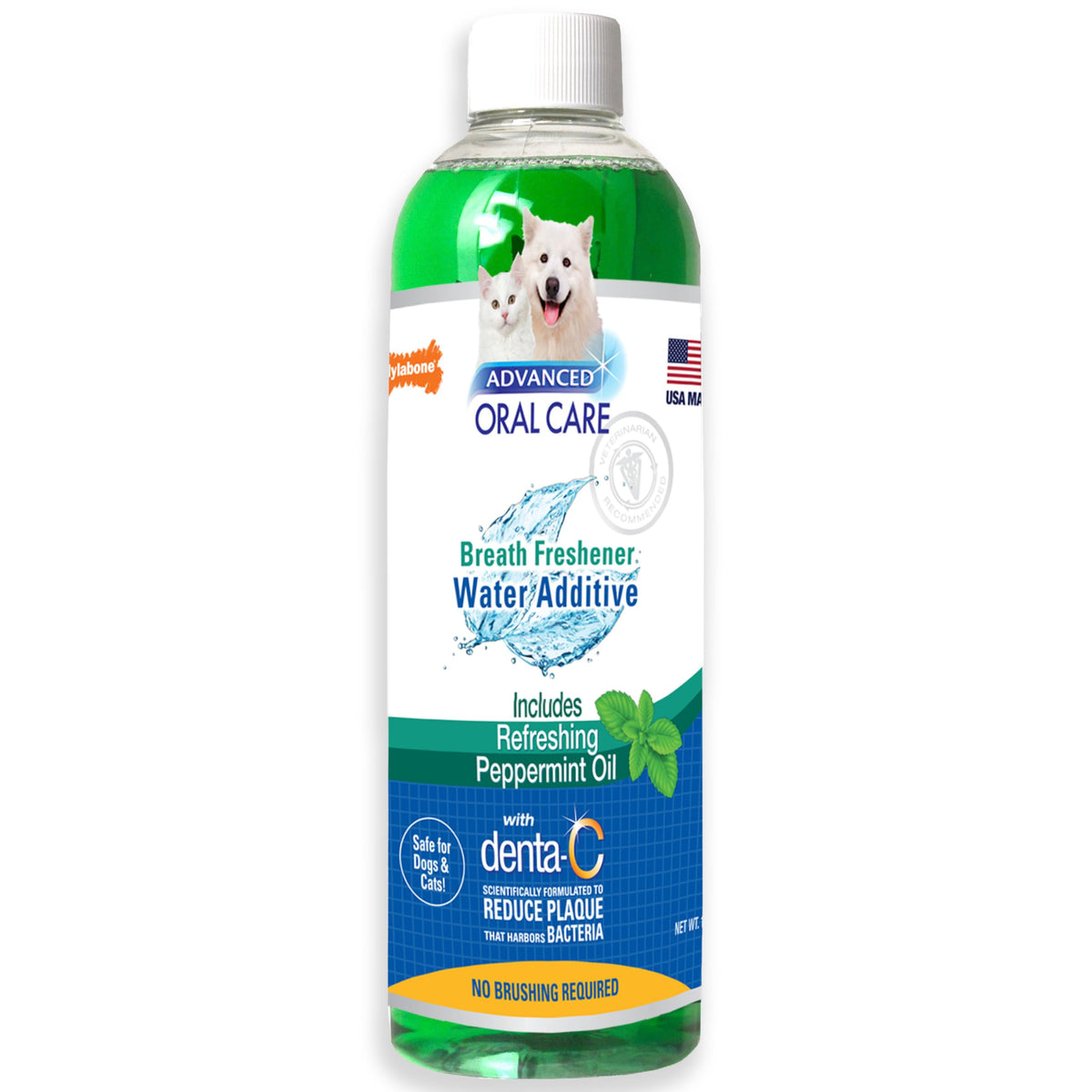 Nylabone flacon face arôme menthe pour haleine fraîche