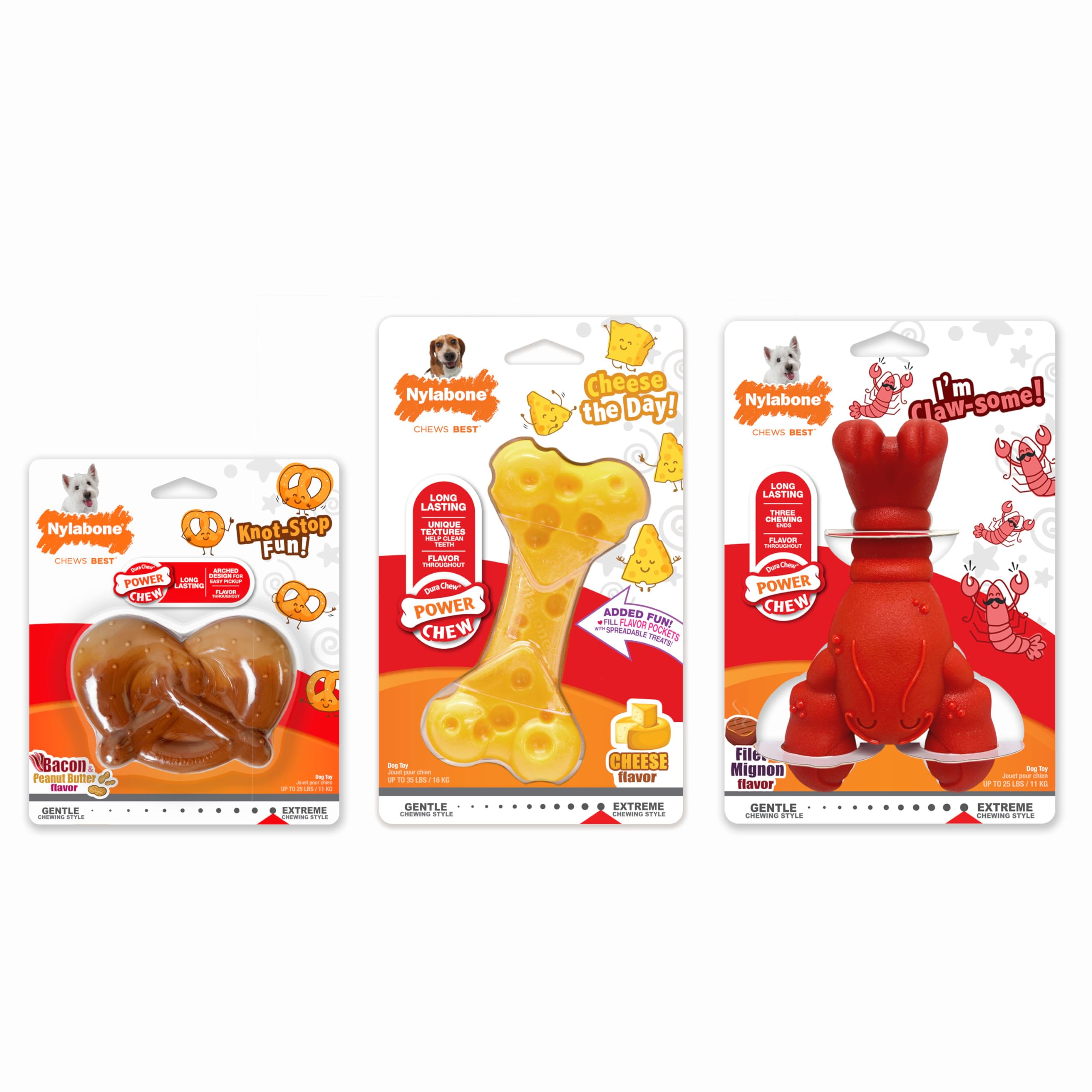 Nylabone indication saveur et texture augmentant attractivité