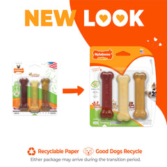 Nylabone gros plan texture gommeuse qui protège les dents