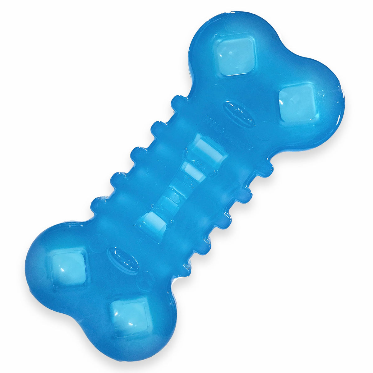 Nylabone emballage avant montrant jouet Flexi Chew et avantage sécurité