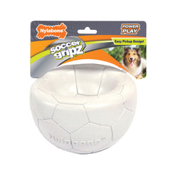 Nylabone vue avant du Gripz sur emballage, facilite reconnaissance produit