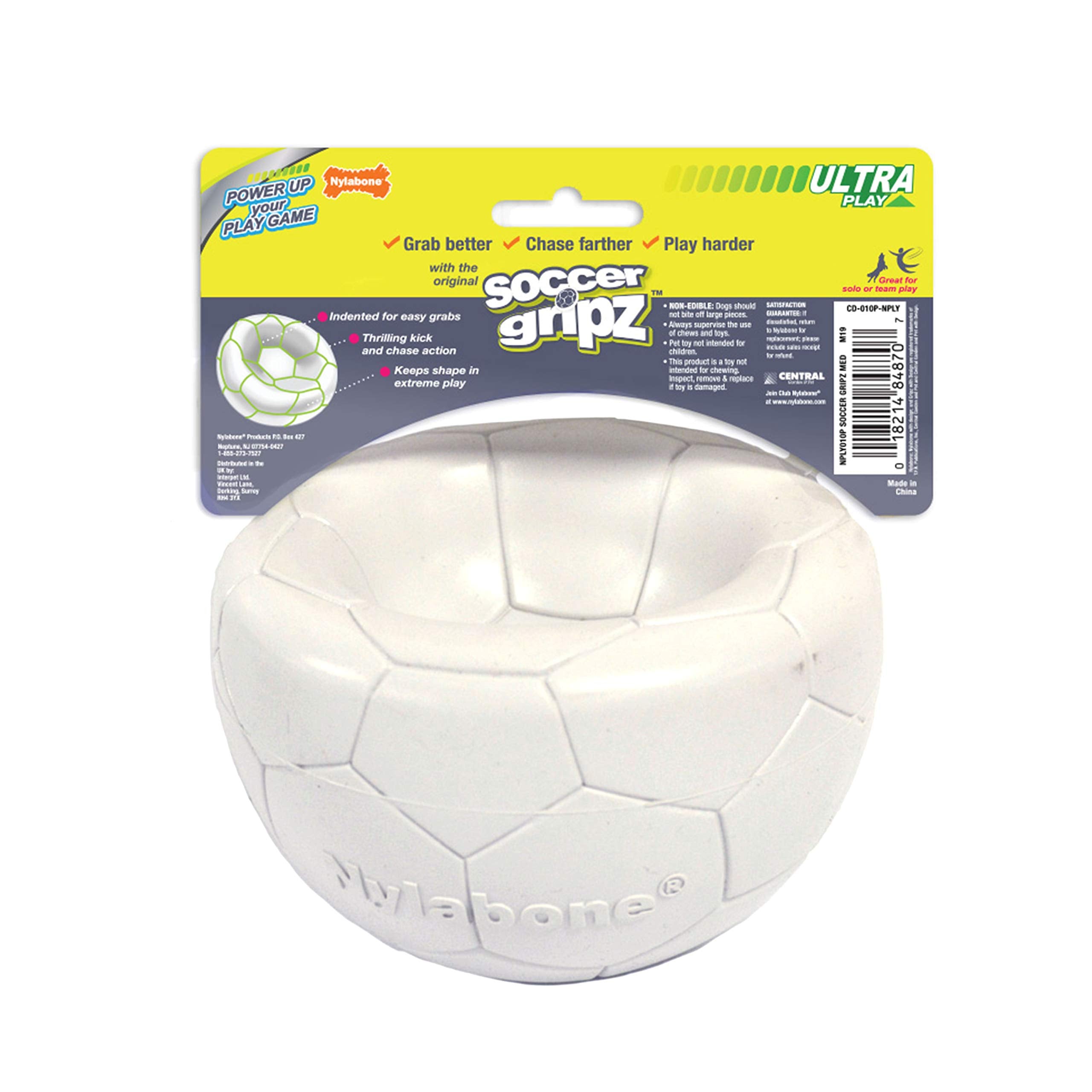 Nylabone détail de la finition montrant indentations ergonomiques utiles