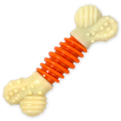 Nylabone en main pour échelle montrant taille Medium adaptée aux chiens