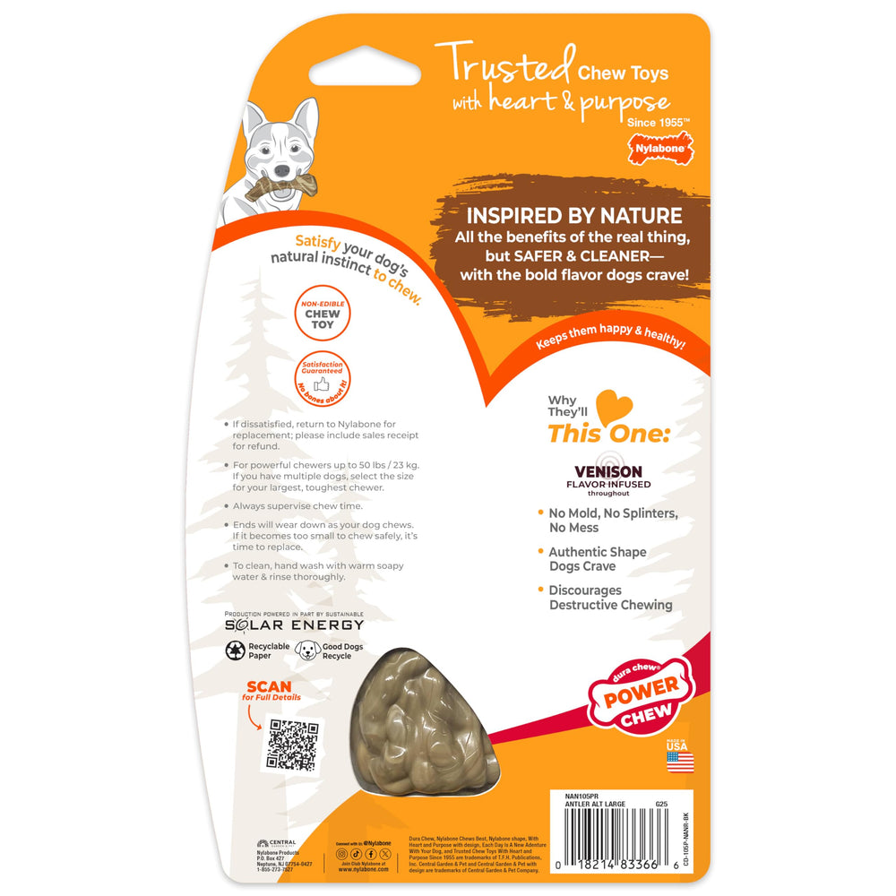 Nylabone indicateur de saveur venison souligne attraction gustative durable