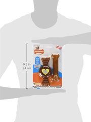 Nylabone jouet souple gros plan apaisant les gencives avec texture douce