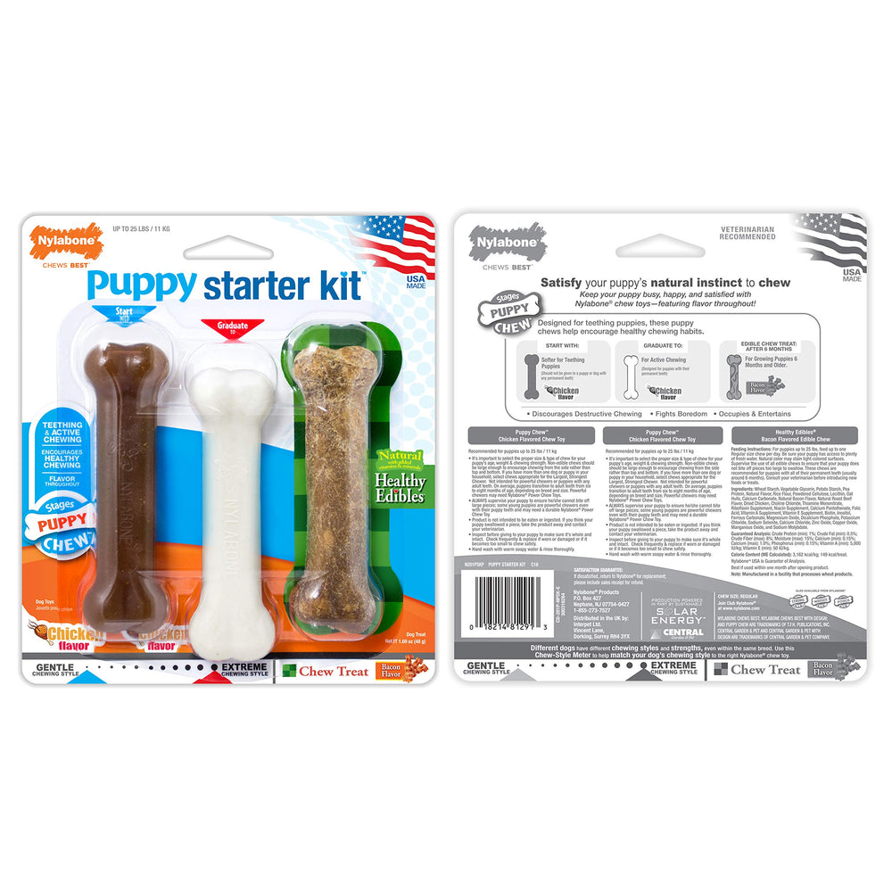 Nylabone vues multiples textures aide hygiène dentaire quotidienne