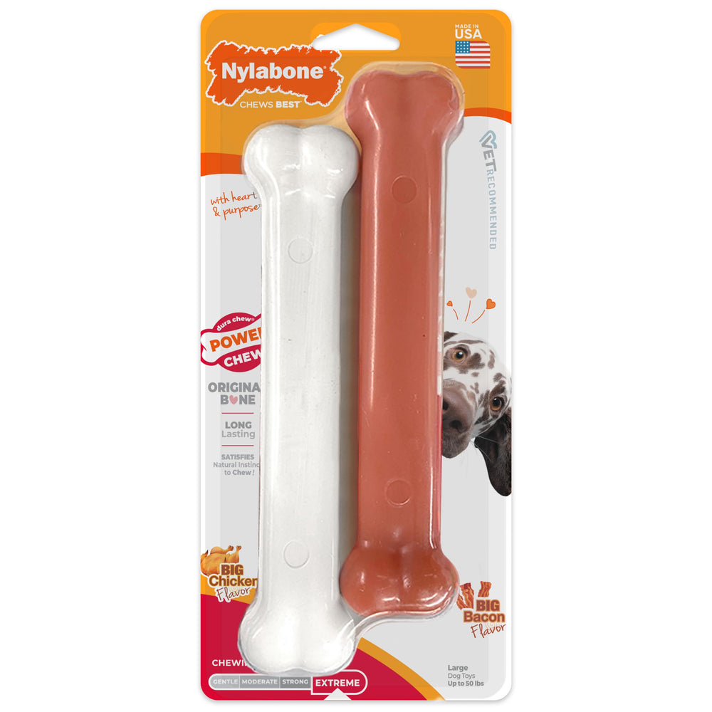 Nylabone os emballage avant montrant produit résistant
