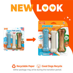 Nylabone détail de l'os Power Chew lisse, résiste aux mâchoires fortes