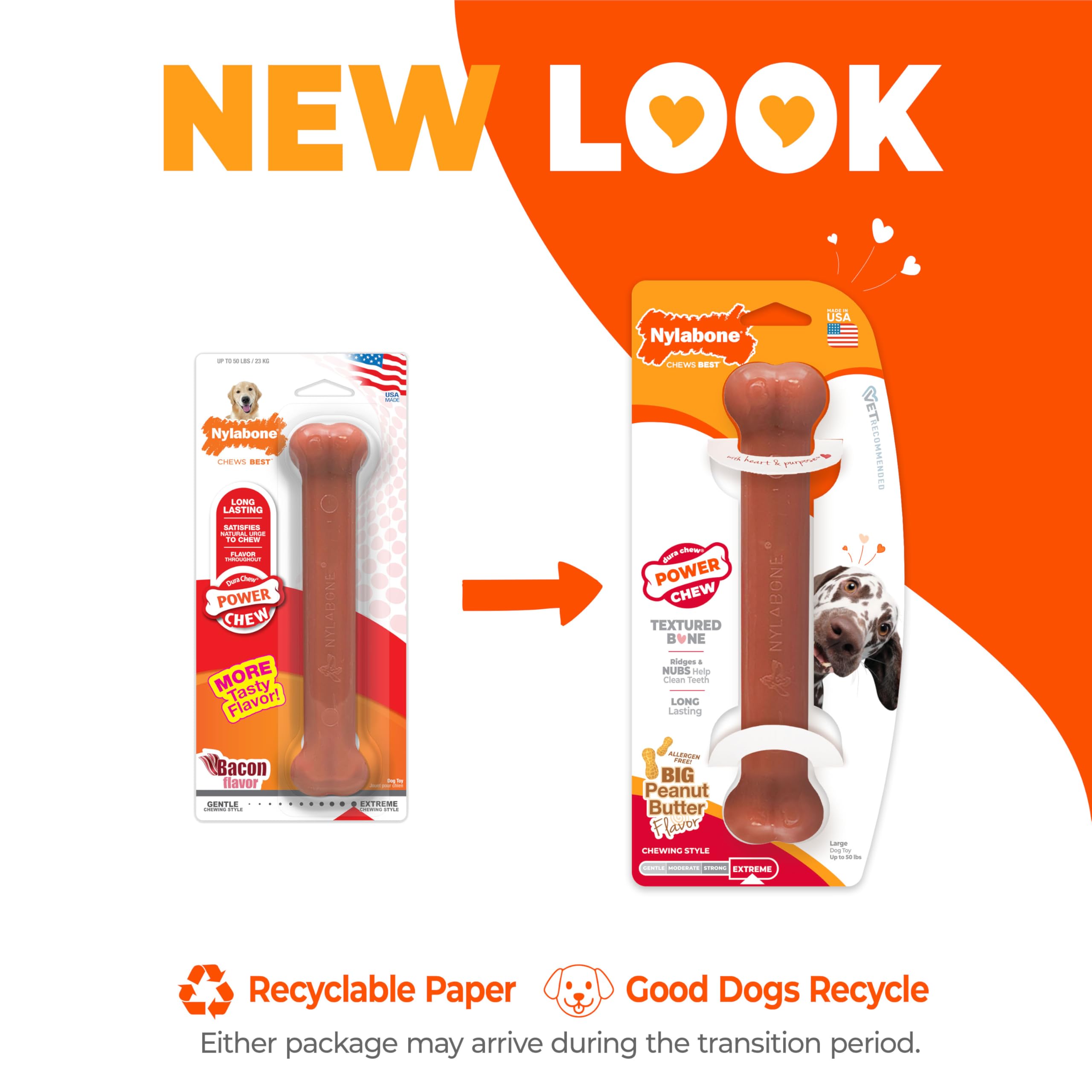 Nylabone os en main comparaison d'échelle pour choisir la taille