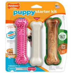 Nylabone packaging avant rose montre le kit et facilite le choix