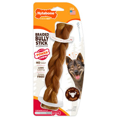 Nylabone Power Chew front packaging montrant la forme et les bénéfices durables