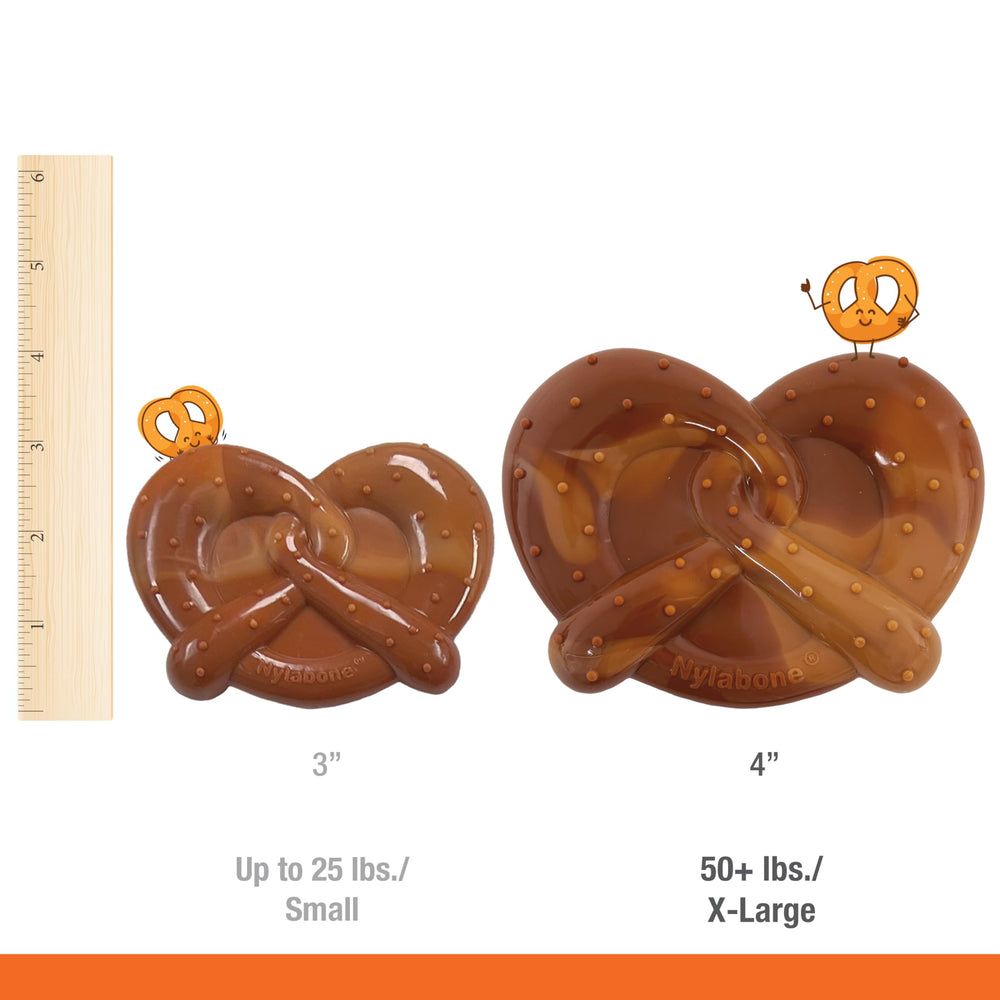 Nylabone emballage lisible mettant en avant saveur bacon et beurre cacahuète