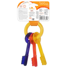 Nylabone anneau tenu montrant prise facile pour chiots et manipulation sûre