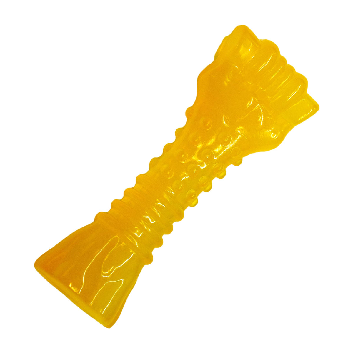 Nylabone jouet face avant montrant forme en nœud et prise facile