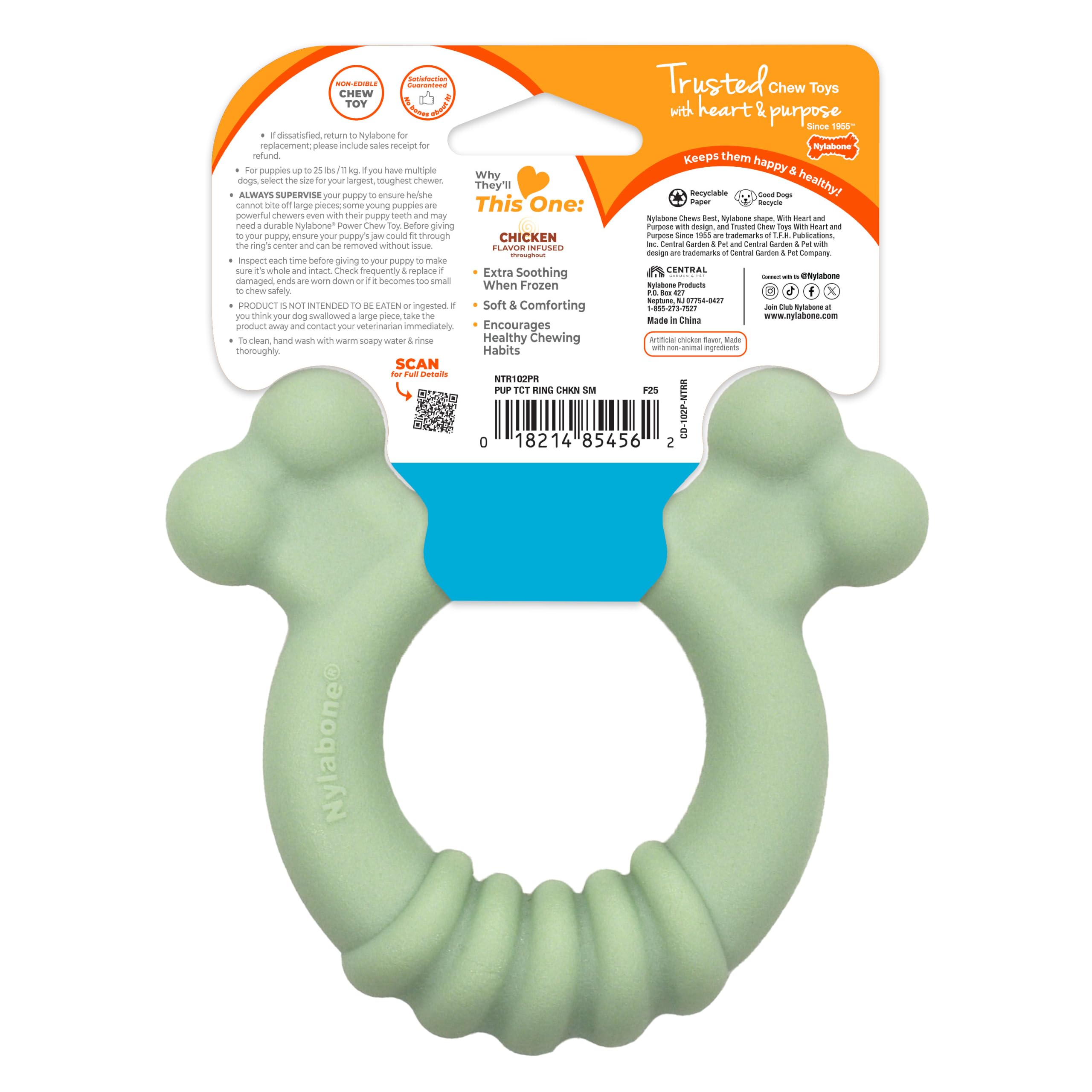 Nylabone détail de la matière sensorielle offrant confort tactile