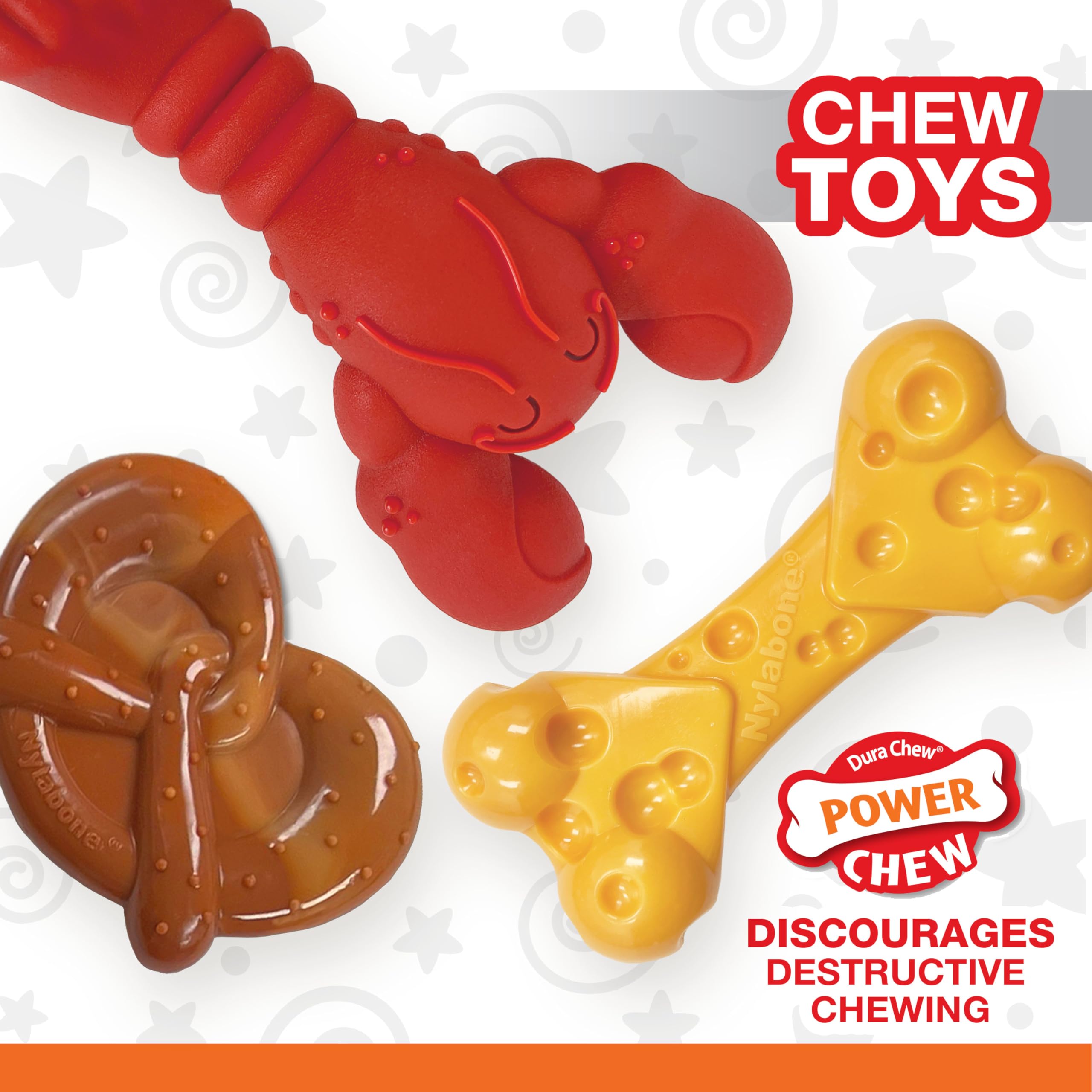 Nylabone détail poche à friandise montrant facilité de remplissage